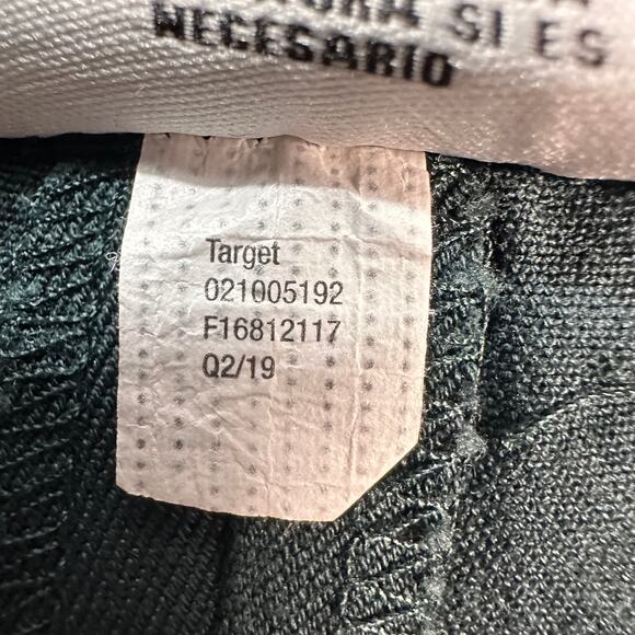 Ava & Viv Pants Women's 20W Plus Dark Green High-Rise Business Casual Trouser - Picture 6 of 6